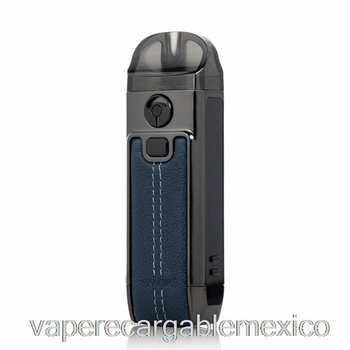 Vape Recargable Smok Nord 4 80w Pod Kit Cuero Azul
